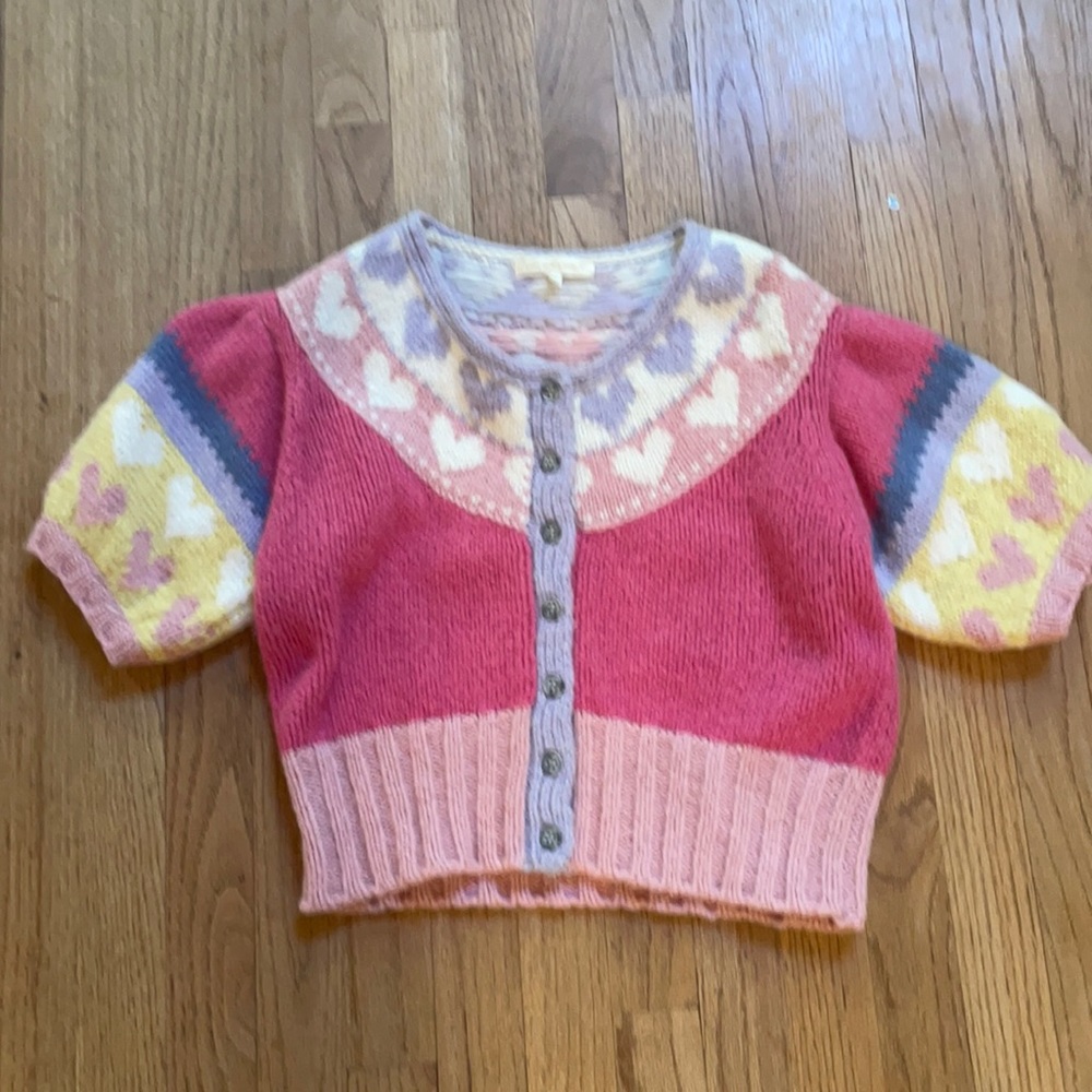Love Shack Fancy Wool Cardigan